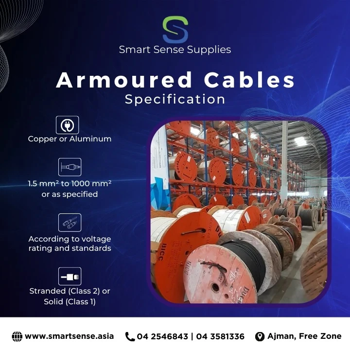 Armored Cables – BS 6724 Cu/XLPE/LSZH/SWA/LSZH: High Safety & Heavy-Duty Performance