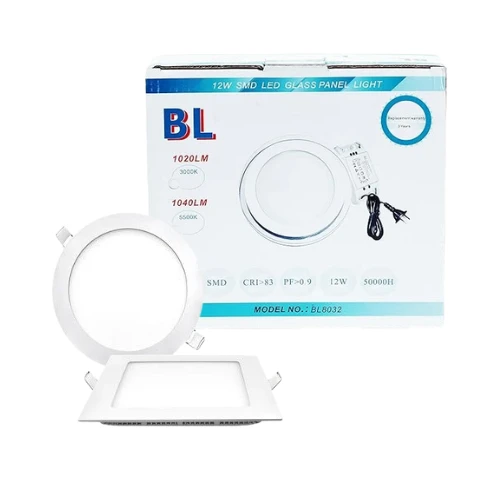 Smart Sense SMD Glass Panel Light 12w (5500)